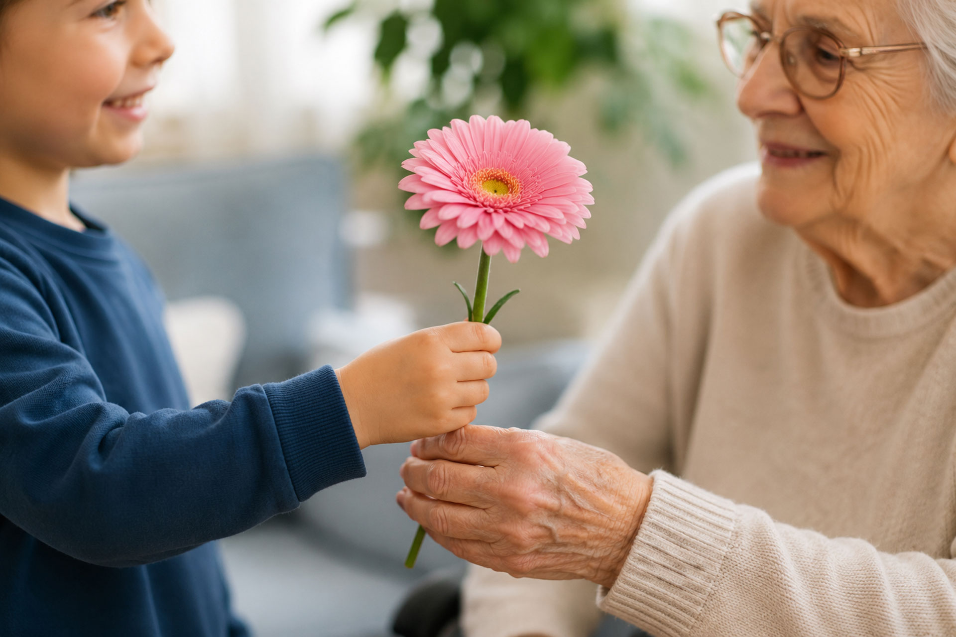 La gentilezza che unisce le generazioni: un incontro speciale in Opus Residential